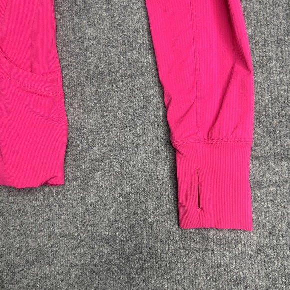 Lululemon Athletica In Flux Jacket Full Zip Size 6 Pink Activewear - Picture 8 of 10